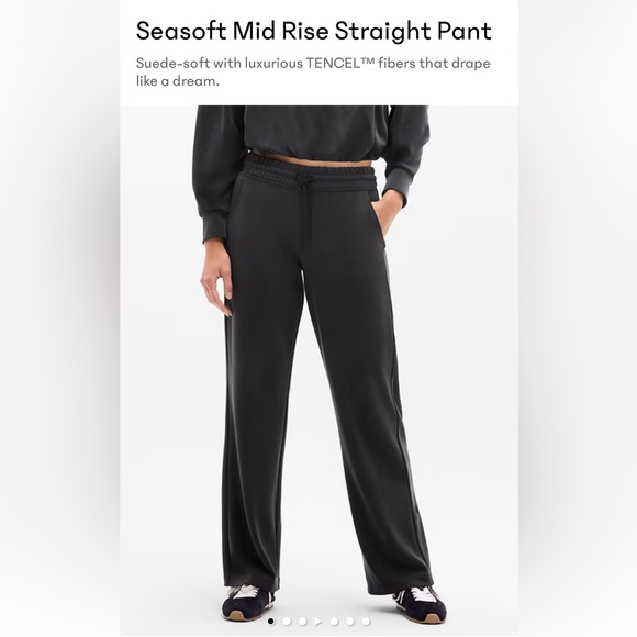 Athleta Pants - Athleta seasoft mid rise straight pant